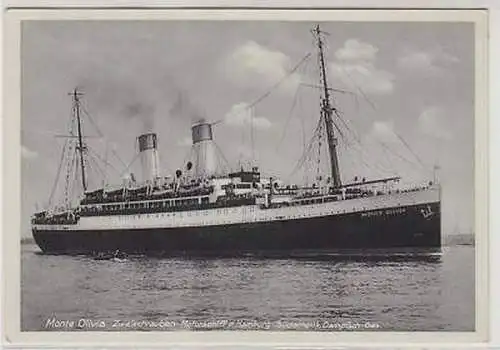 45790 Ak Zweischrauben Motorschiff "Monte Olivia" 1935