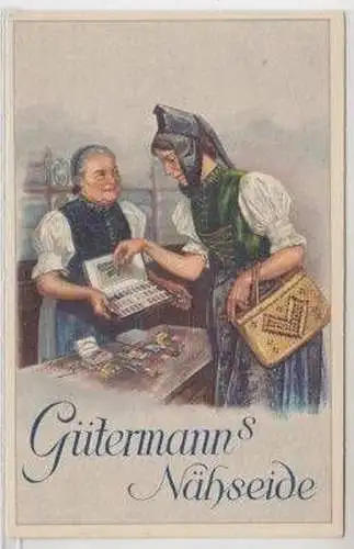 11687 Reklame Ak Gütermann´s Nähseide um 1930