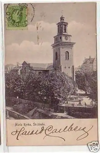 26461 Ak Stockholm in Schweden Maria Kyrka 1909