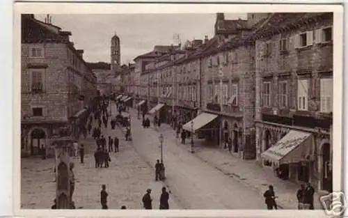 09562 Foto Ak Dubrovnik Strassenansicht um 1940