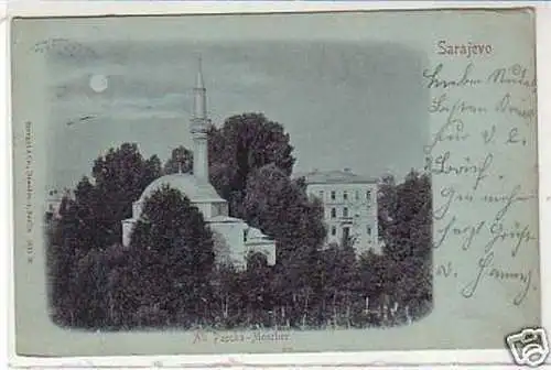 30403 Ak Sarajevo Ali Pascha Moschee 1903