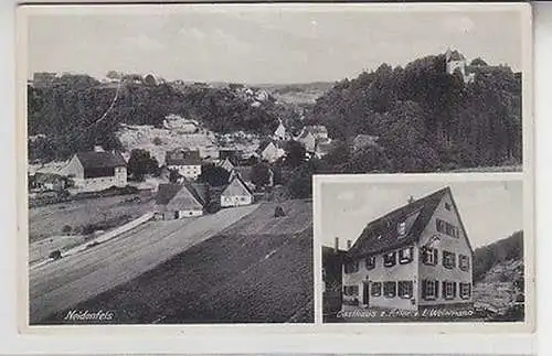 64841 Mehrbild Ak Neidenfels Totalansicht, Gasthaus zum Adler 1937