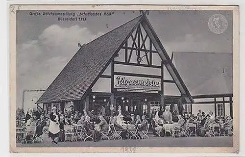 63741 Foto Ak Große Reichsausstellung "Schaffendes Volk" Düsseldorf 1937