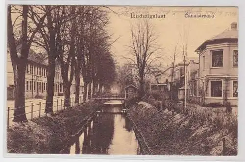 89195 Ak Ludwigslust Canalstrasse 1912