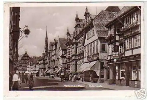 11374 Ak Hameln a. Weser Osterstrasse um 1940