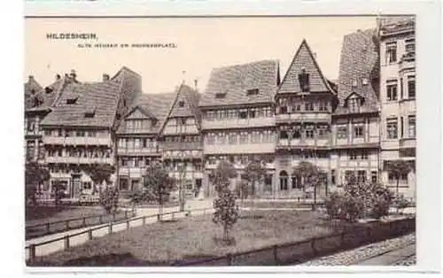 39703 Ak Hildesheim alte Häuser am Andreasplatz um 1905