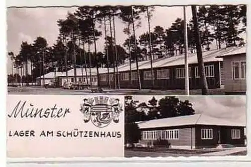 40078 Ak Münster Lager am Schützenhaus 1957