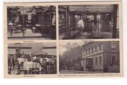 54602 Mehrbild Ak Frankenberg Restaurant Schweizerhaus um 1920