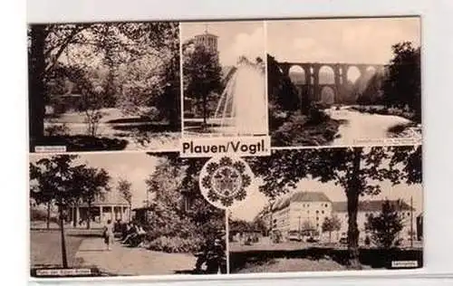 46955 Mehrbild Ak Plauen im Vogtland 1961