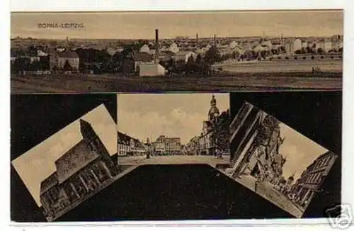 13124 Mehrbild Ak Borna bei Leipzig 1912