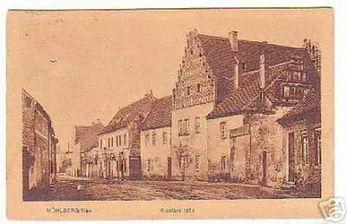 08228 Ak Mühlberg Elbe Klosterstrasse 1930