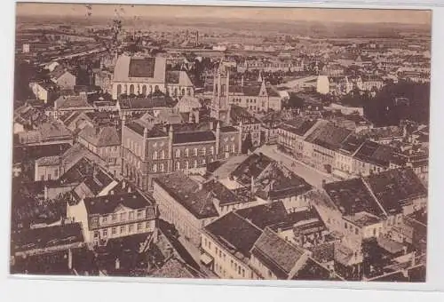 90244 Feldpost Ak Kamenz in Sachsen Blick vom Turm der Hauptkirche 1916