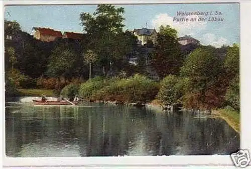 31487 Ak Weissenberg in Sa. Partie an der Löbau 1909