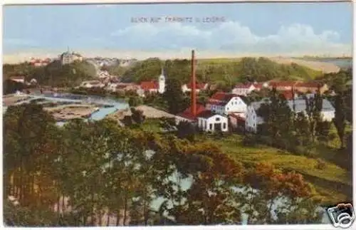 24984 Feldpost Ak Blick auf Tragnitz und Leisnig 1918