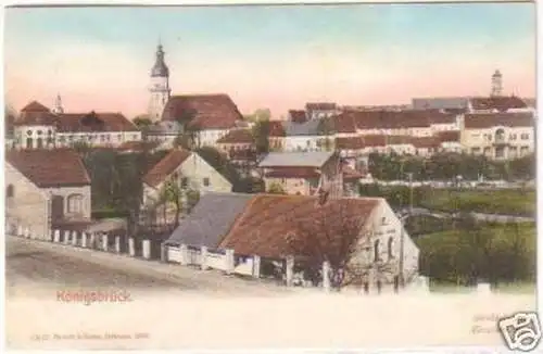 27191 handkolorierte Künstler Ak Königsbrück 1907