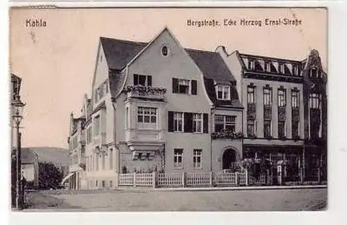 42967 Ak Kahla Bergstraße Ecke Herzog Ernst Straße 1914