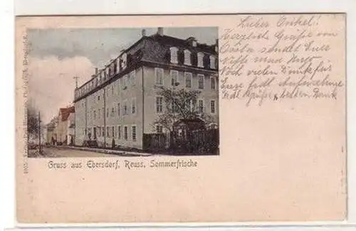 61001 Ak Gruß aus Ebersdorf Reuss Sommerfrische um 1900