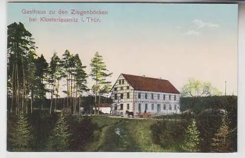 69408 Ak Gasthaus zu den Ziegenböcken bei Klosterlausnitz in Thüringen um 1910