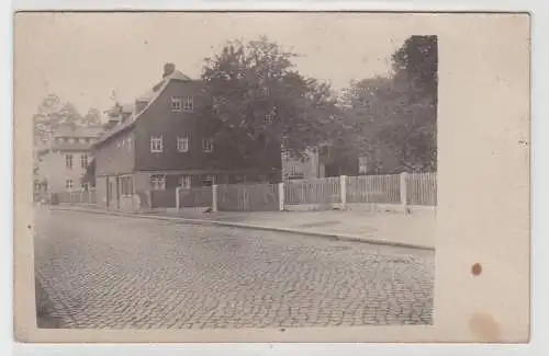 68410 Foto Ak Falkenhain (Meuselwitz) Strassenansicht um 1920