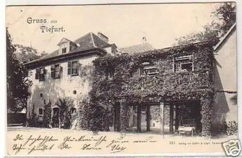 28352 Ak Gruß aus Tiefurt 1899