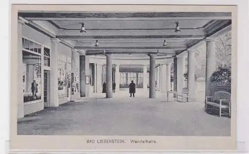 91036 Ak Bad Liebenstein Thür. Wald Wandelhalle um 1940