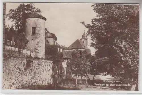 67962 Ak Hildburghausen Partie der alten Stadtmauer 1935