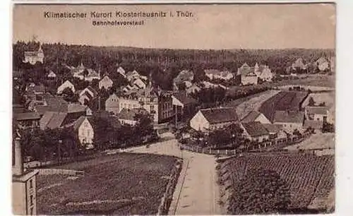 43051 Ak Klosterlausnitz in Thür. Bahnhofsvorstadt 1921