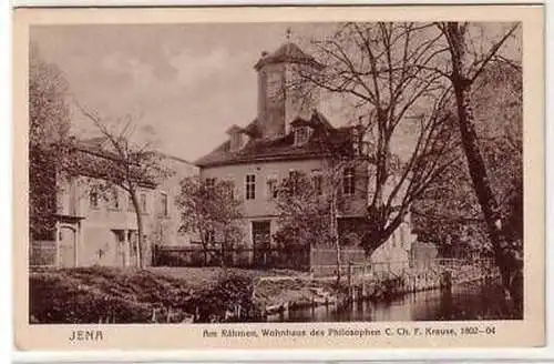 43050 Ak Jena Wohnhaus von Ch.F. Krause um 1920