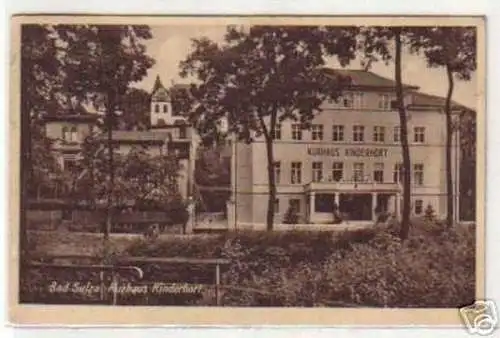 06604 Ak Bad Sulza Kurhaus Kinderhort 1937