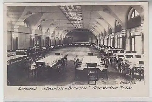 52248 Ak Nienstedten an der Elbe Restaurant "Elbschloß Brauerei" 1931