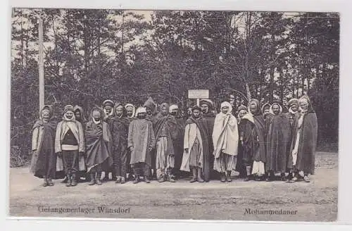 94197 Feldpost AK Gefangenenlager in Wünsdorf - Mohammedaner 1915