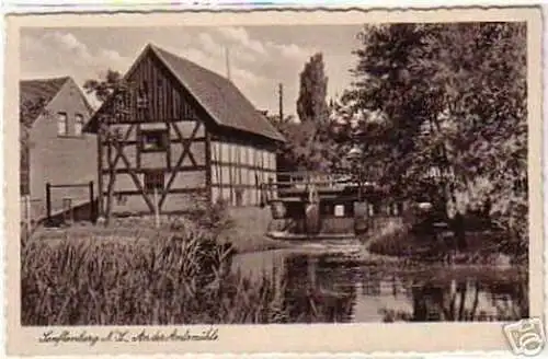 07194 Ak Senftenberg N.-L. an der Amtsmühle um 1940