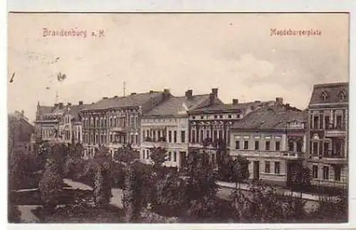 37675 Ak Brandenburg a.H. Magdeburgerplatz 1909