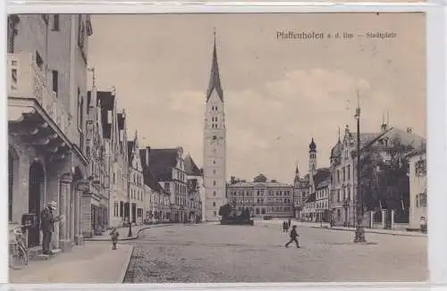 73474 Feldpost AK Pfaffenhoffen an der Ilm - Stadtplatz 1916