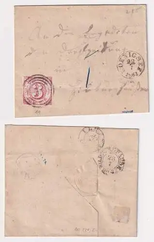 13176 alter Brief Thurn & Taxis Stempel Königsee 1861