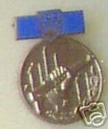 DDR Medaille Kampfaufdruck der FDJ August 1961