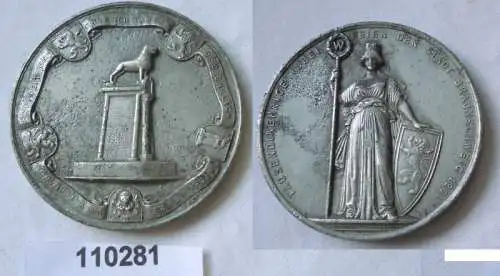 seltene Medaille 1000jährige Jubelfeier der Stadt Braunschweig 1861 (110281)