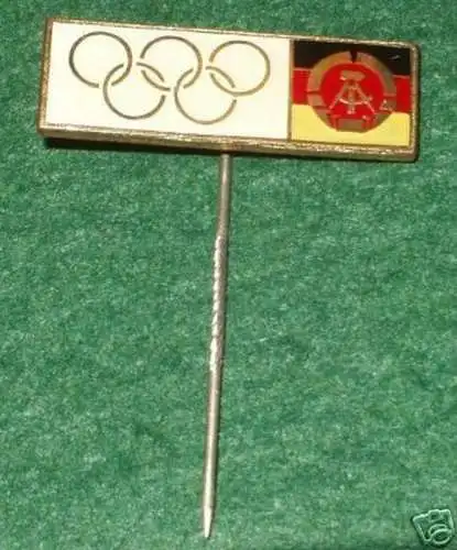 seltenes DDR Abzeichen mit olympischen Ringen