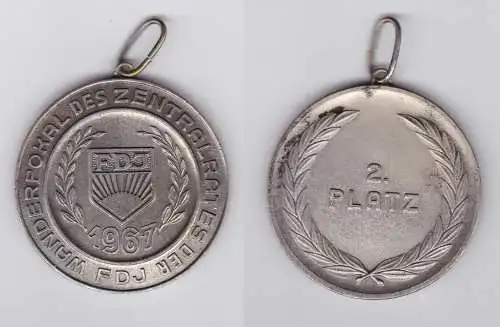 DDR Medaille 2.Platz Wanderpokal des Zentralrates der FDJ 1967 (137335)