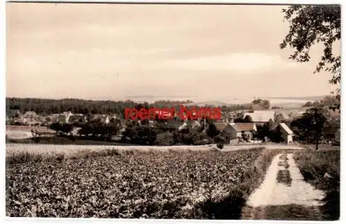 64492 Ak Langenleuba Niederhain Blick von der Altenburger Strasse 1961