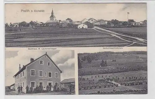 77086 Mehrbild Ak Preith bei Eichstätt Gasthaus, Gefechtsschießplatz 1916