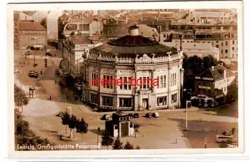 69668 Ak Leipzig Panorama Großgaststätte um 1930