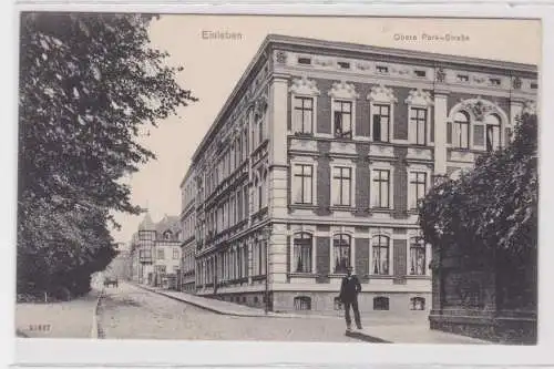 906789 Ak Eisleben Obere Park Strasse 1907