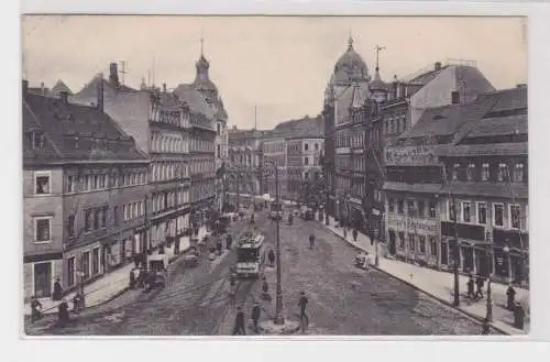 905079 Ak Chemnitz - Johannisplatz mit Dietze's Restaurant 1905