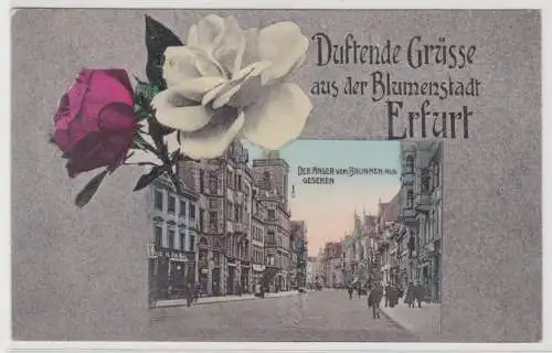 23835 Ak Duftende Grüße aus der Blumenstadt Erfurt 1907