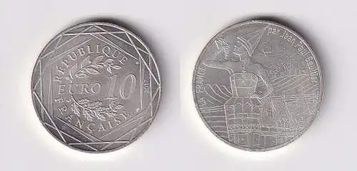 10 Euro Silber Gedenkmünze Frankreich 2017 JEAN PAUL GAULTIER (149631)