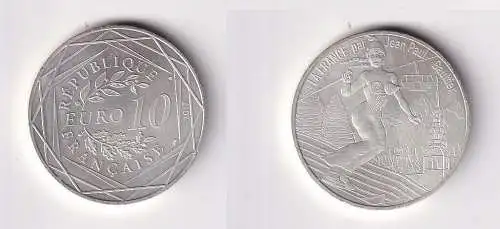 10 Euro Silber Gedenkmünze Frankreich 2017 JEAN PAUL GAULTIER (143999)