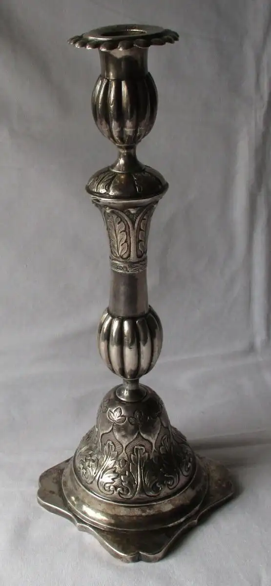 russischer 84 Zolotnik Silber Kerzenleuchter aus Schitomir Житомир 1867 (135481) 0