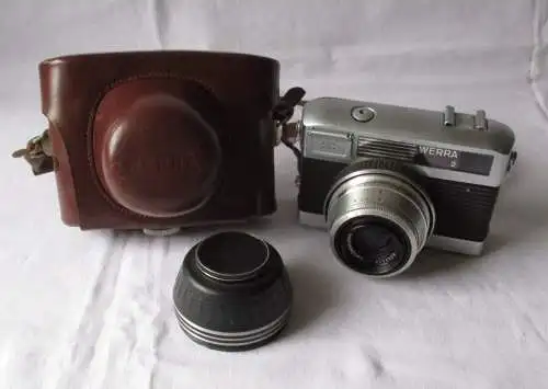 Werra 2 Kamera inkl Objektiv Carl-Zeiss Jena Tessar 2,8/50 + Tasche (111347)