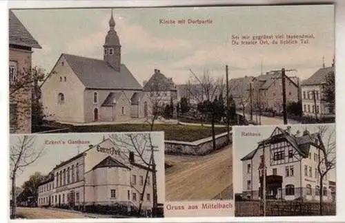 60988 Mehrbild Ak Gruß aus Mittelbach Gasthaus usw. um 1920